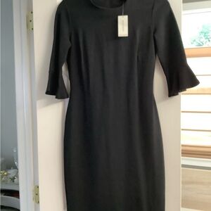Banana Republic Black Long Sleeve Dress